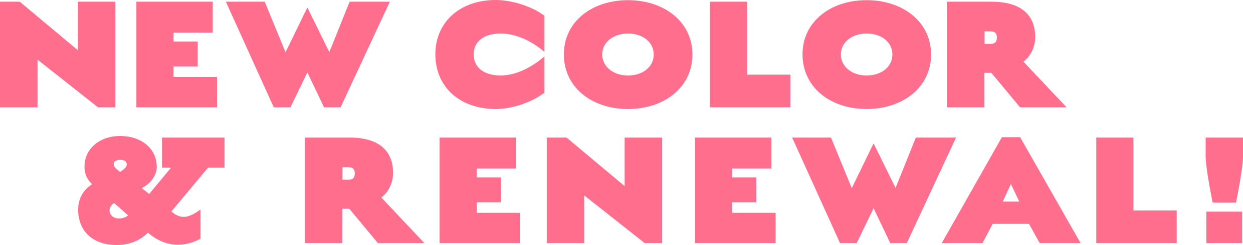 NEW COLOR&RENEWAL
